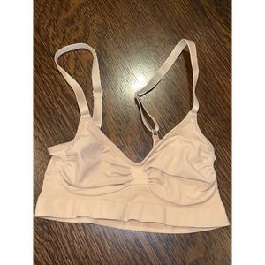 NEW Skims sculpting low back seamless bralette pullover bra sand Size XXS / XS